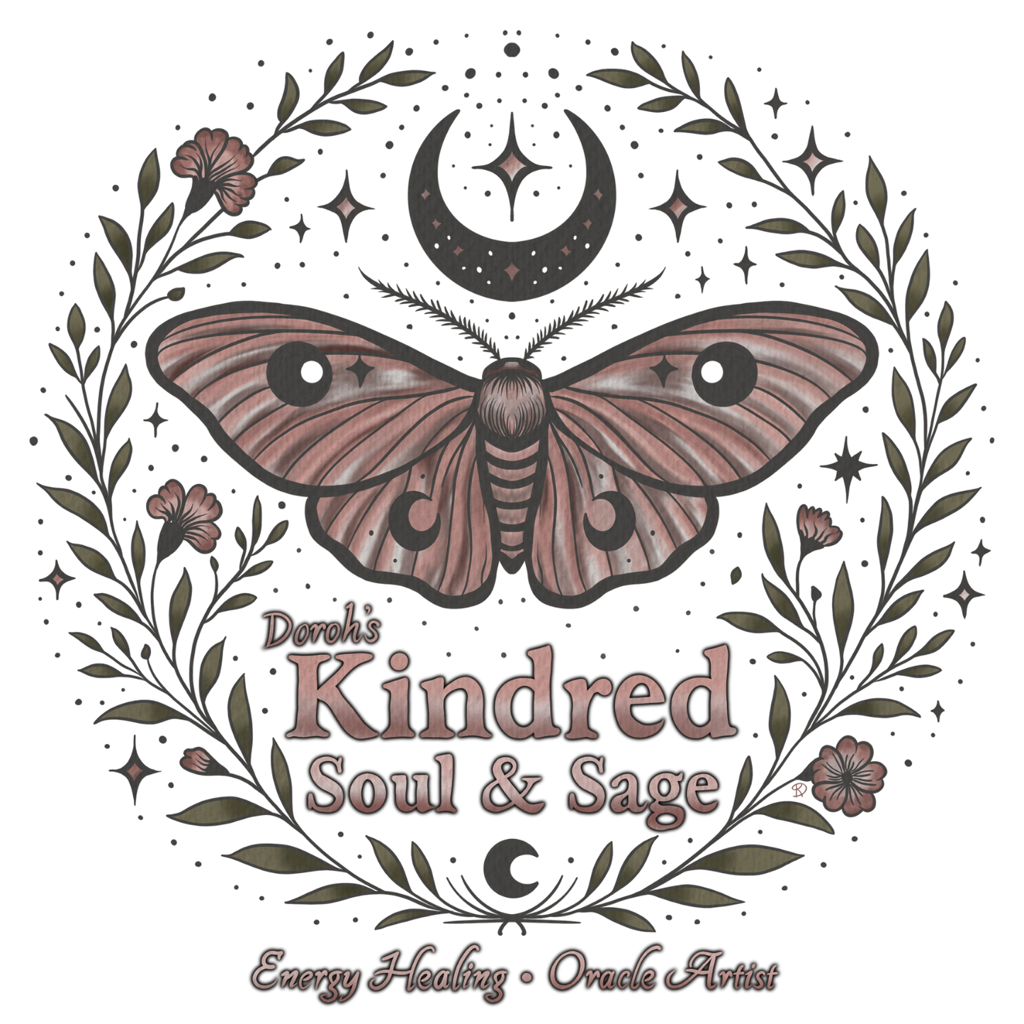 Libra Zodiac Greeting Card – Celestial Raven & Scales Illustration – Boho Astrology Art by Kindred Soul & Sage